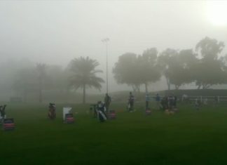 Niebla en Dubai Desert Classic